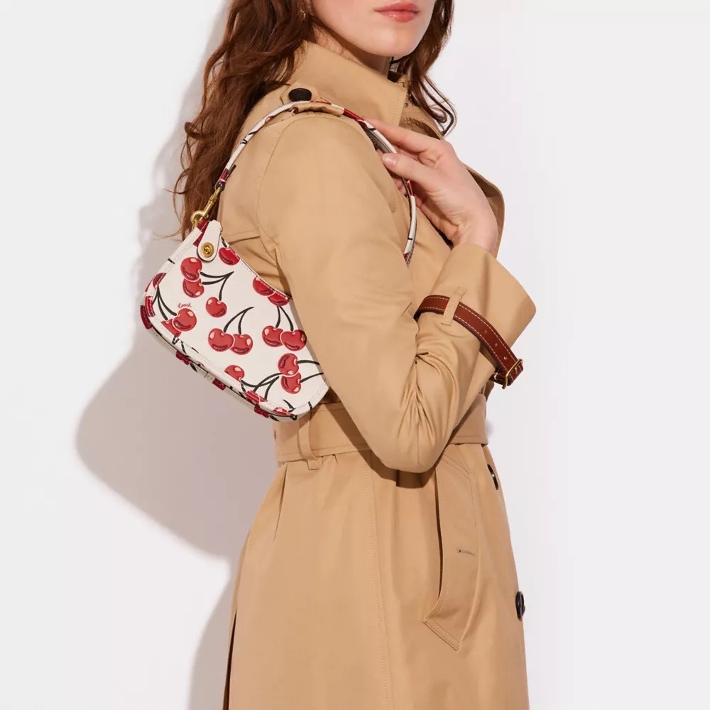 Coach Swinger Bag 20 with Cherry Print - Picture 2 of 9